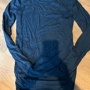 Old Navy Navy Blue Maternity Top